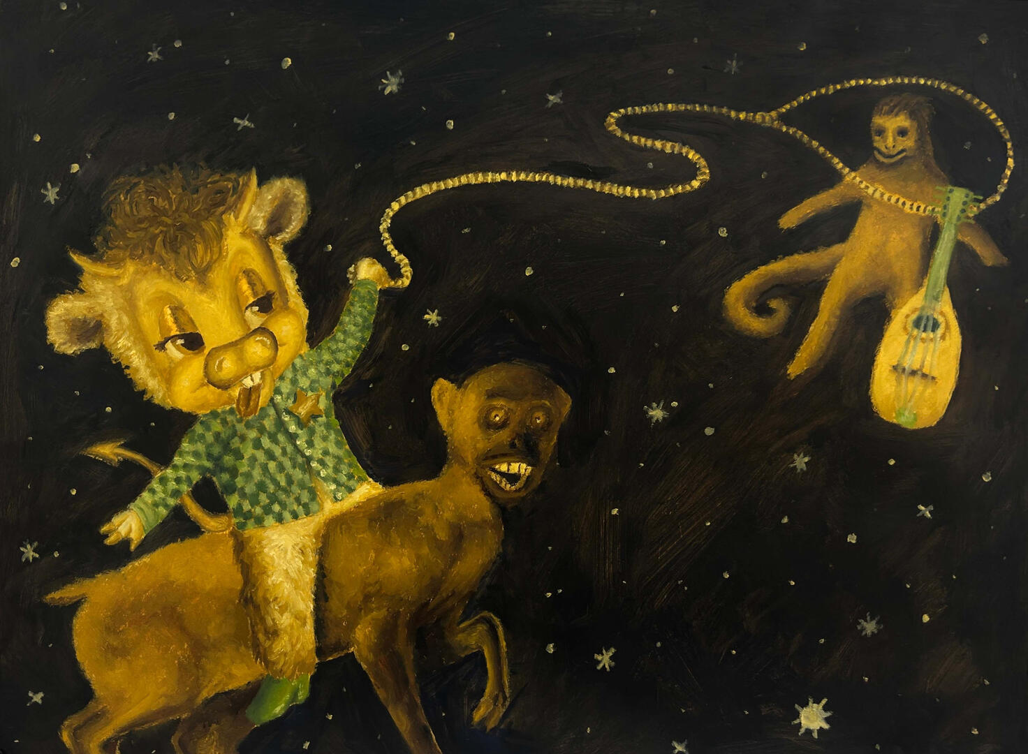 &quot;Will You Answer Too?&quot; oil on Bristol board, 24&#39;&#39; x 19&#39;&#39;, 2023