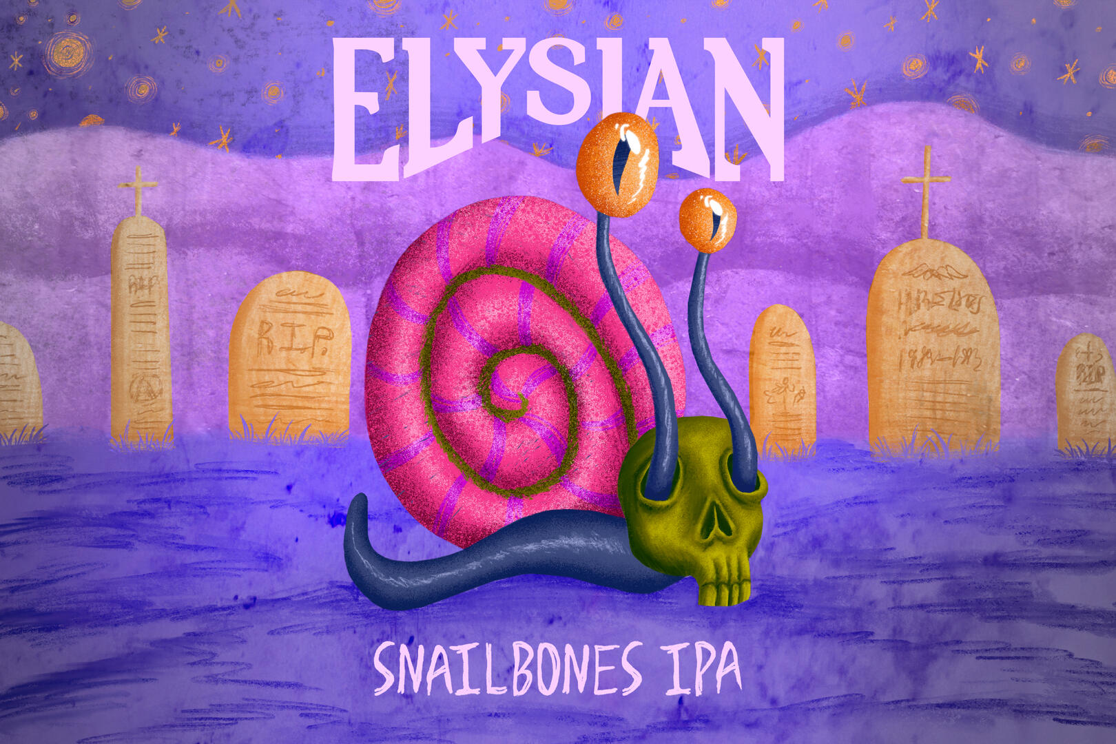 Elysian Beer Label