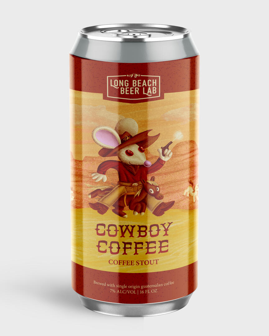 Cowboy Coffee Stout Label